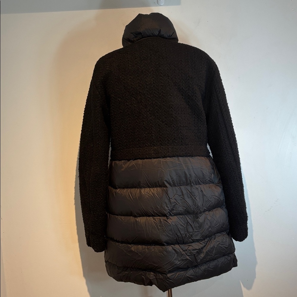 GEOX Women's black wool blend/puffer Jacket size US16 - Picture 3 of 15